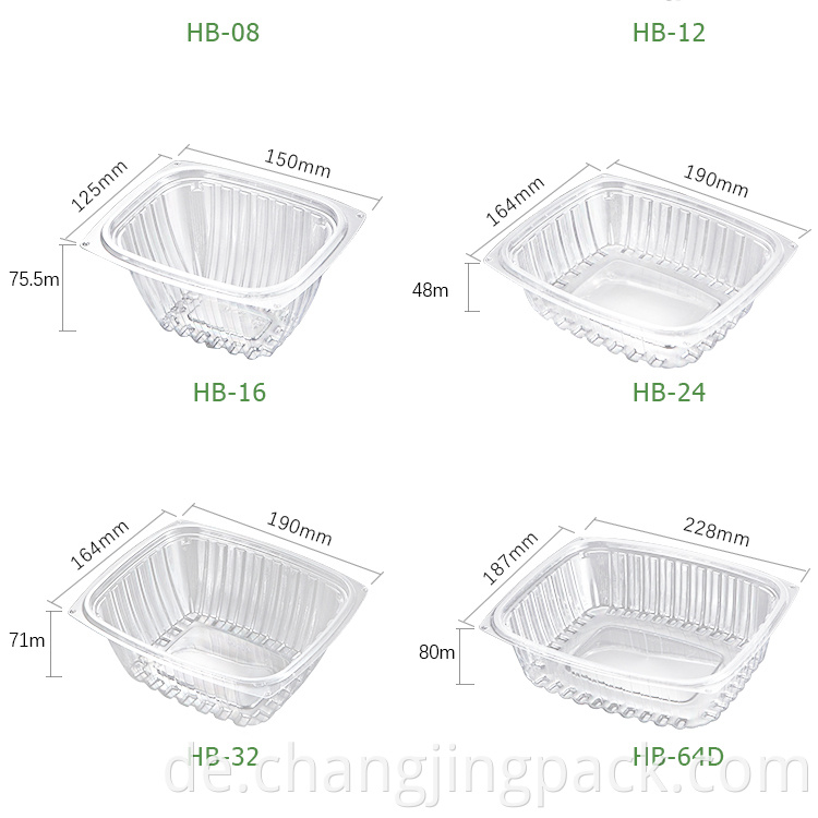salad containers tray for food packing